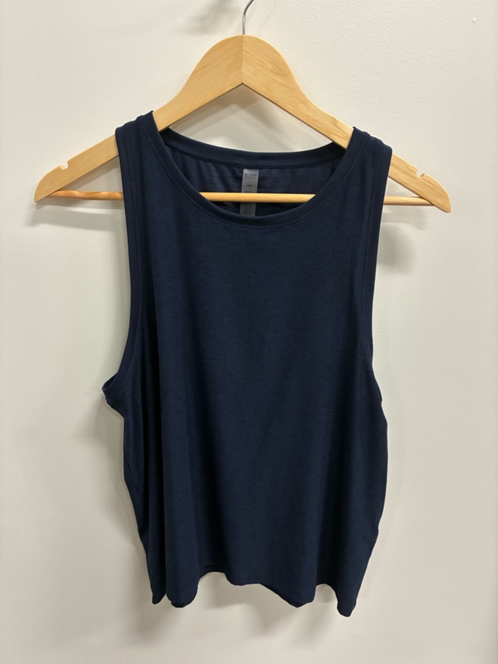 Beyond Yoga Navy Scoop Neck Tank Top